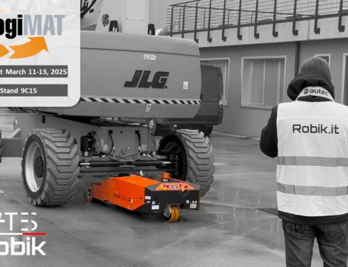 Sates presenta i suoi elettromovimentatori Robik a LogiMAT 2025